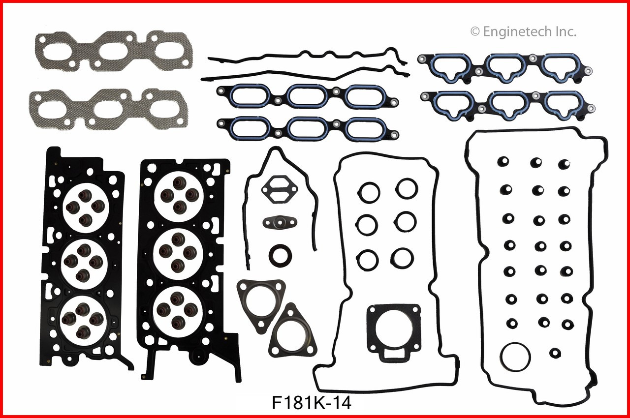 2007 Mercury Mariner 3.0L Engine Gasket Set F181K-13 -4