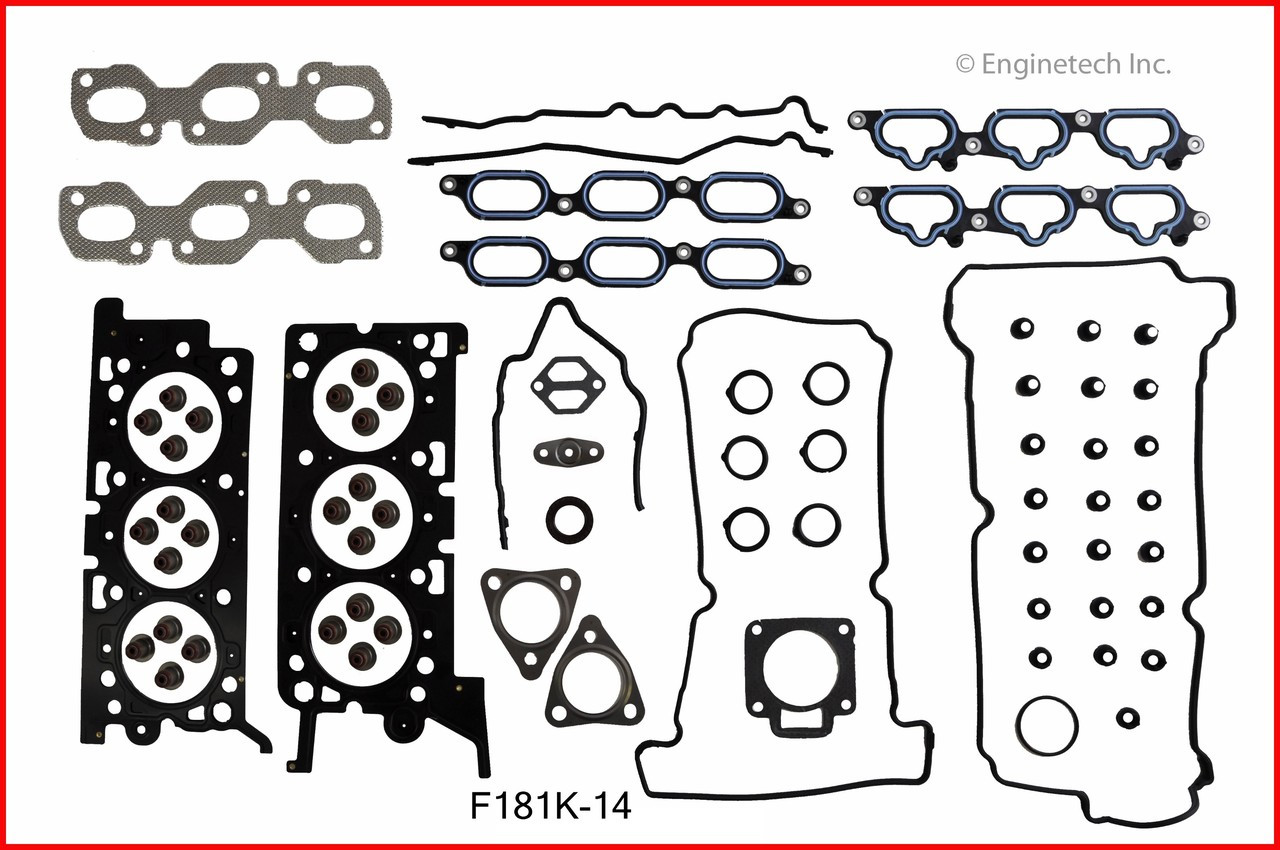 2002 Mazda MPV 3.0L Engine Gasket Set F181K-14 -1