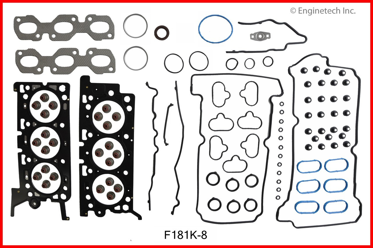 2007 Ford Five Hundred 3.0L Engine Gasket Set F181K-8 -4