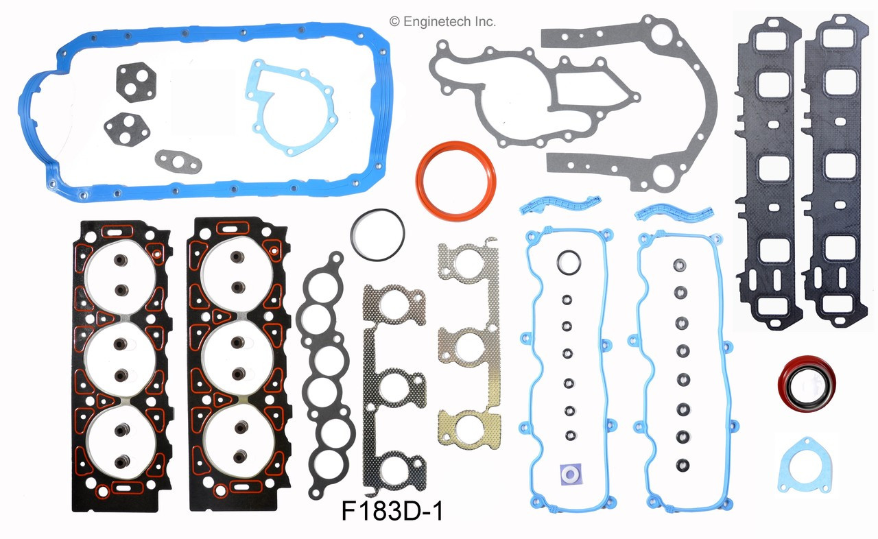 1996 Ford Taurus 3.0L Engine Gasket Set F183D-1 -2