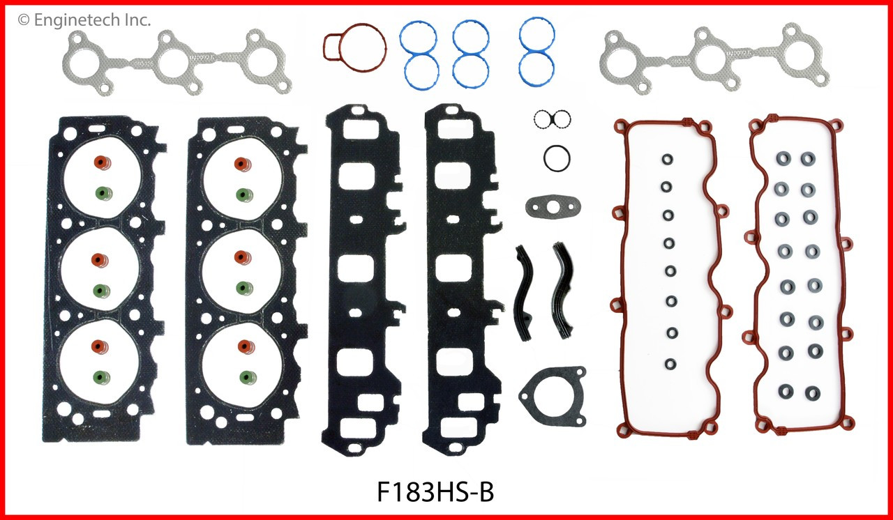 2007 Ford Taurus 3.0L Engine Cylinder Head Gasket Set F183HS-B -22