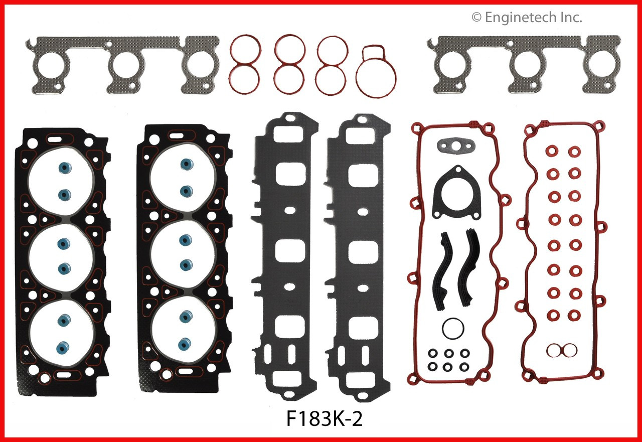 2002 Mercury Sable 3.0L Engine Gasket Set F183K-2 -3