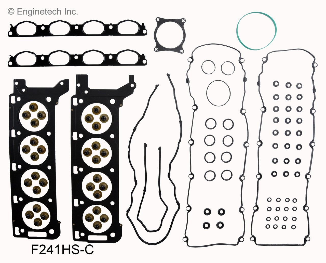 2004 Lincoln LS 3.9L Engine Cylinder Head Gasket Set F241HS-C -2