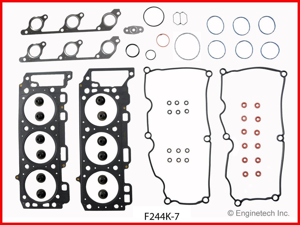 2010 Ford Mustang 4.0L Engine Gasket Set F244K-7 -6