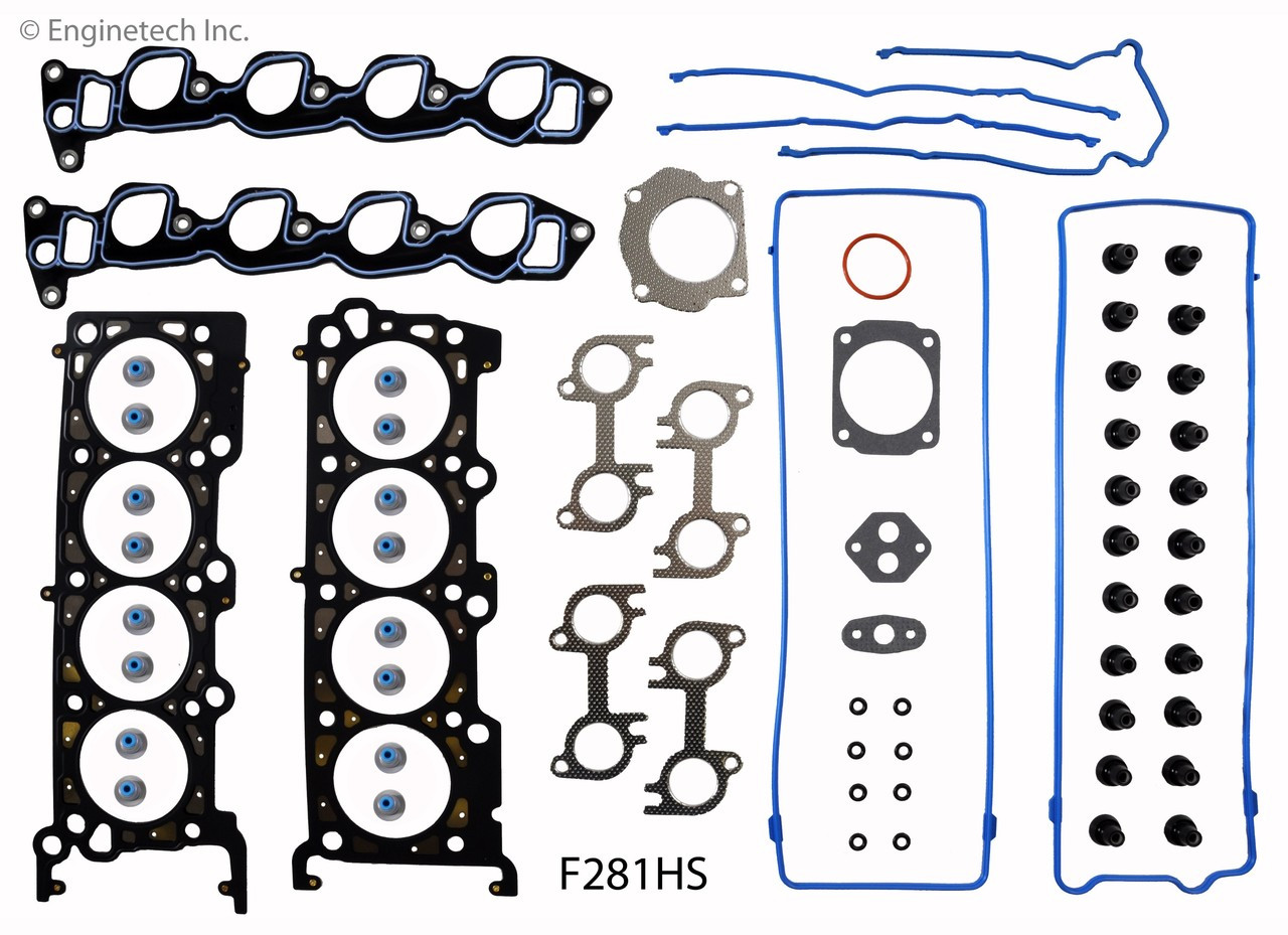 1994 Lincoln Town Car 4.6L Engine Cylinder Head Gasket Set F281HS -10