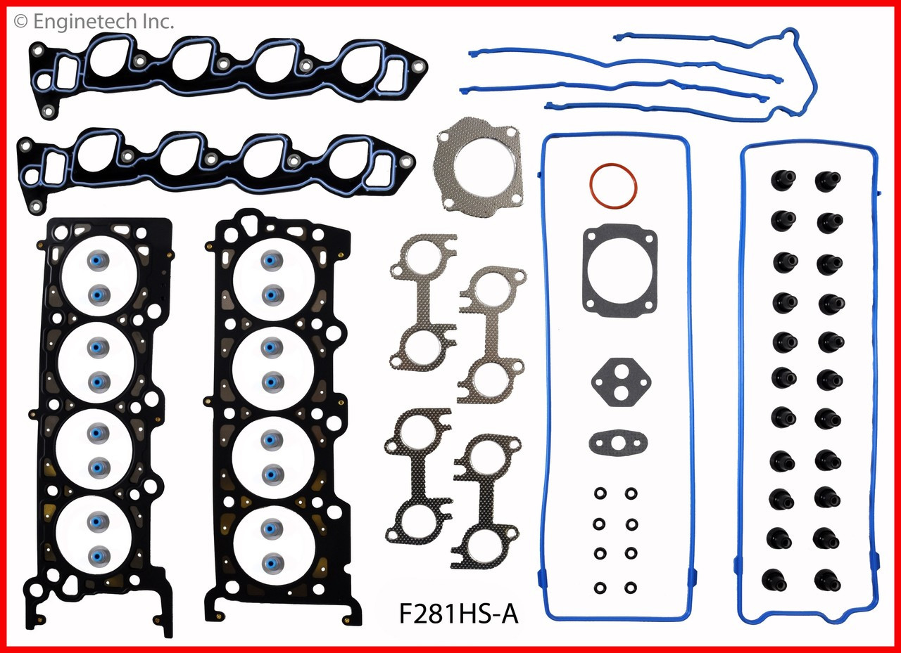 1995 Mercury Cougar 4.6L Engine Cylinder Head Gasket Set F281HS-A -2