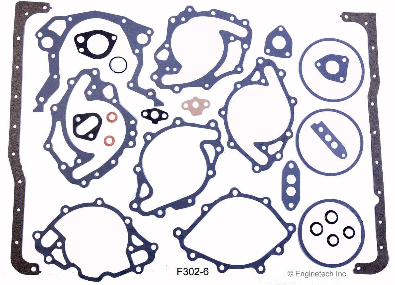 1985 Lincoln Continental 5.0L Engine Gasket Set F302-6 -43 1985 Lincoln Continental 5.0L Engine Gasket Set F302-6 -43