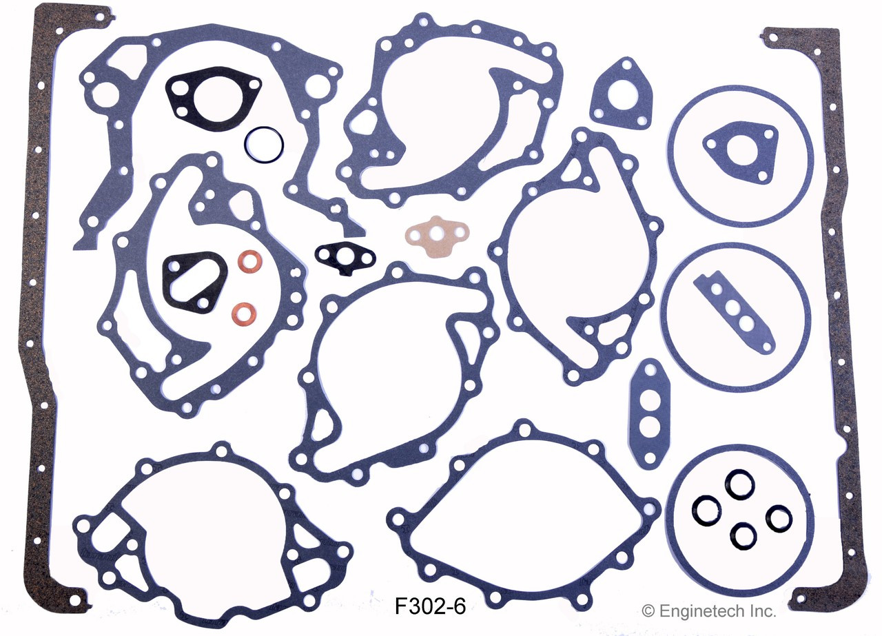 1985 Lincoln Mark VII 5.0L Engine Gasket Set F302-6 -45