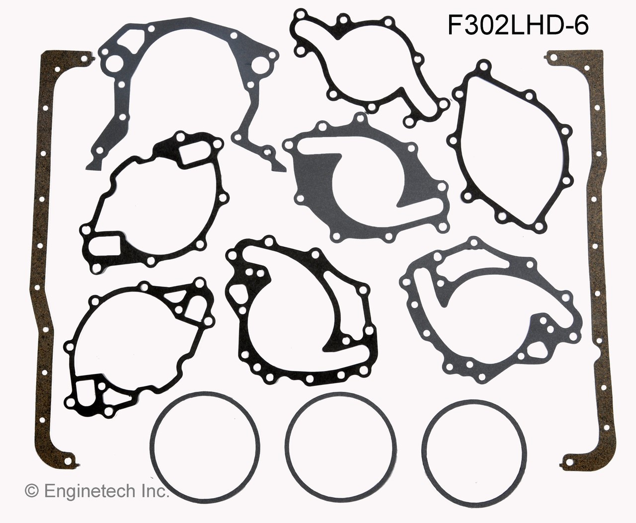 1986 Ford F-150 5.0L Engine Gasket Set F302LHD-6 -14