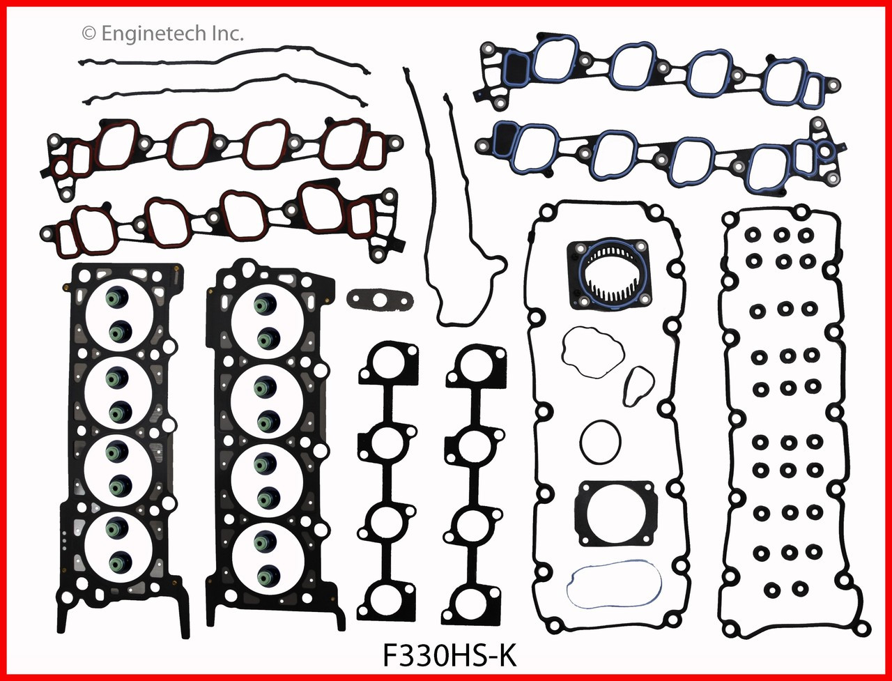 2013 Ford E-350 Super Duty 5.4L Engine Cylinder Head Gasket Set F330HS-K -36