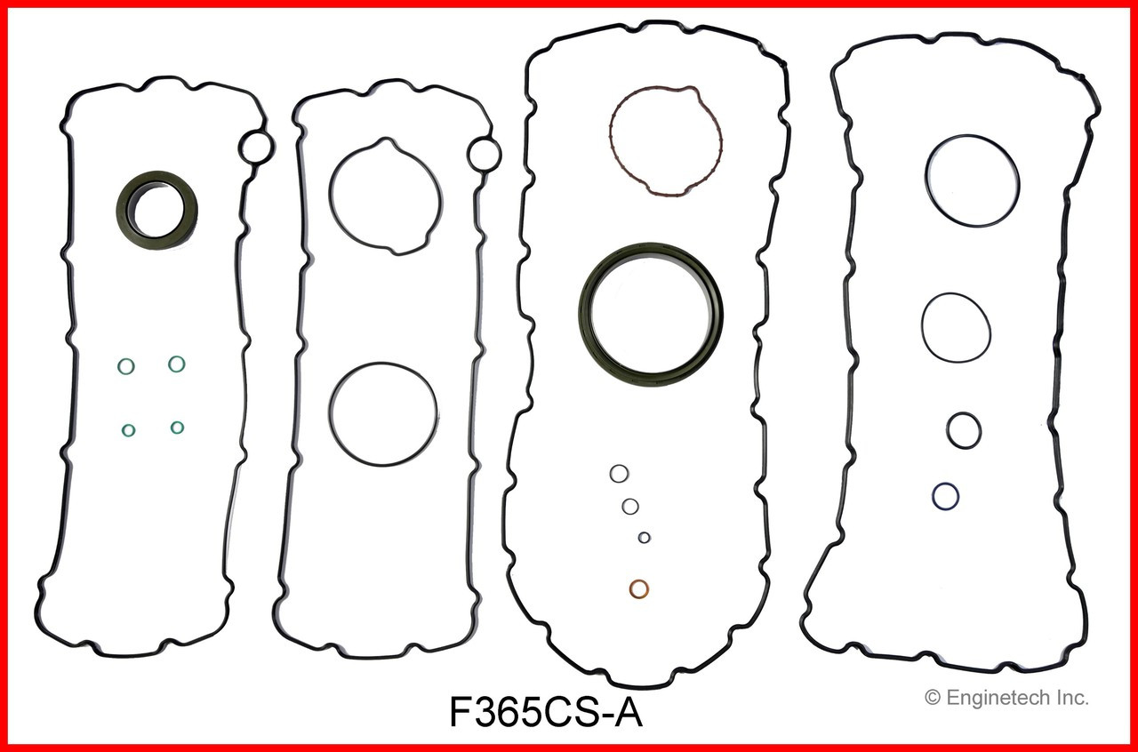 2008 Ford E-350 Super Duty 6.0L Engine Gasket Set F365K-2 -9