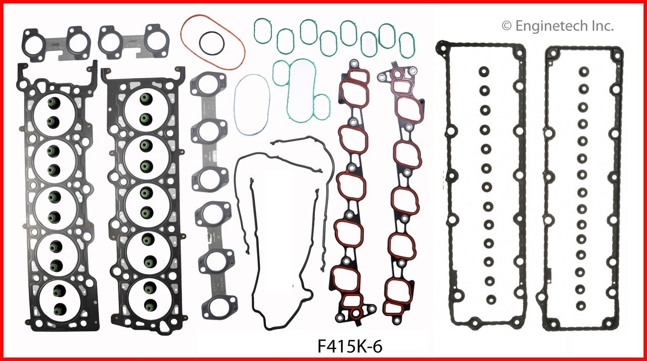 2005 Ford E-350 Super Duty 6.8L Engine Gasket Set F415K-6 -9