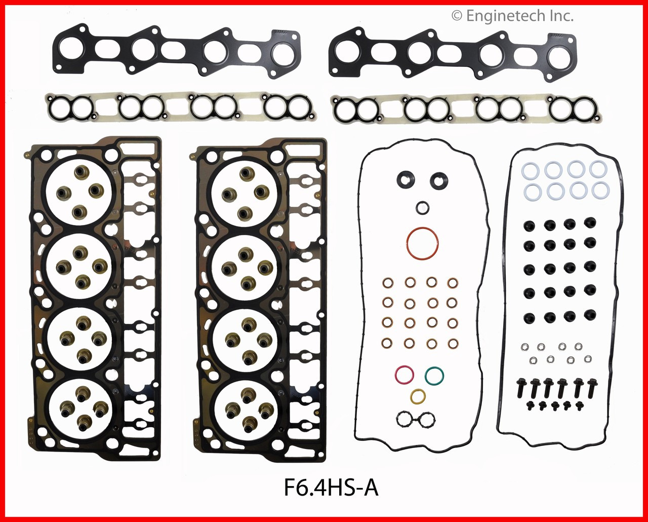 2008 Ford F-350 Super Duty 6.4L Engine Cylinder Head Gasket Set F6.4HS-A -2