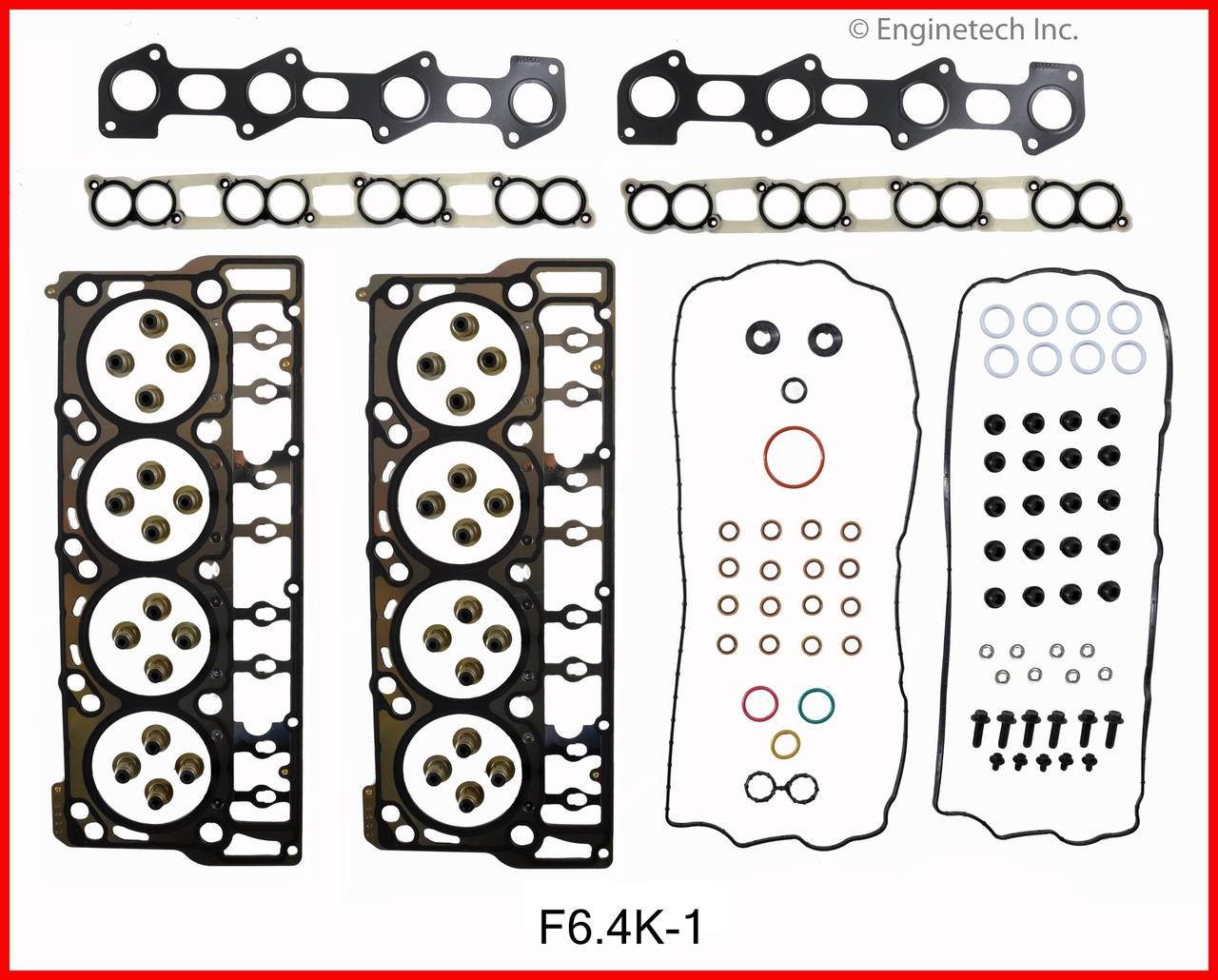 2009 Ford F-250 Super Duty 6.4L Engine Gasket Set F6.4K-1 -3