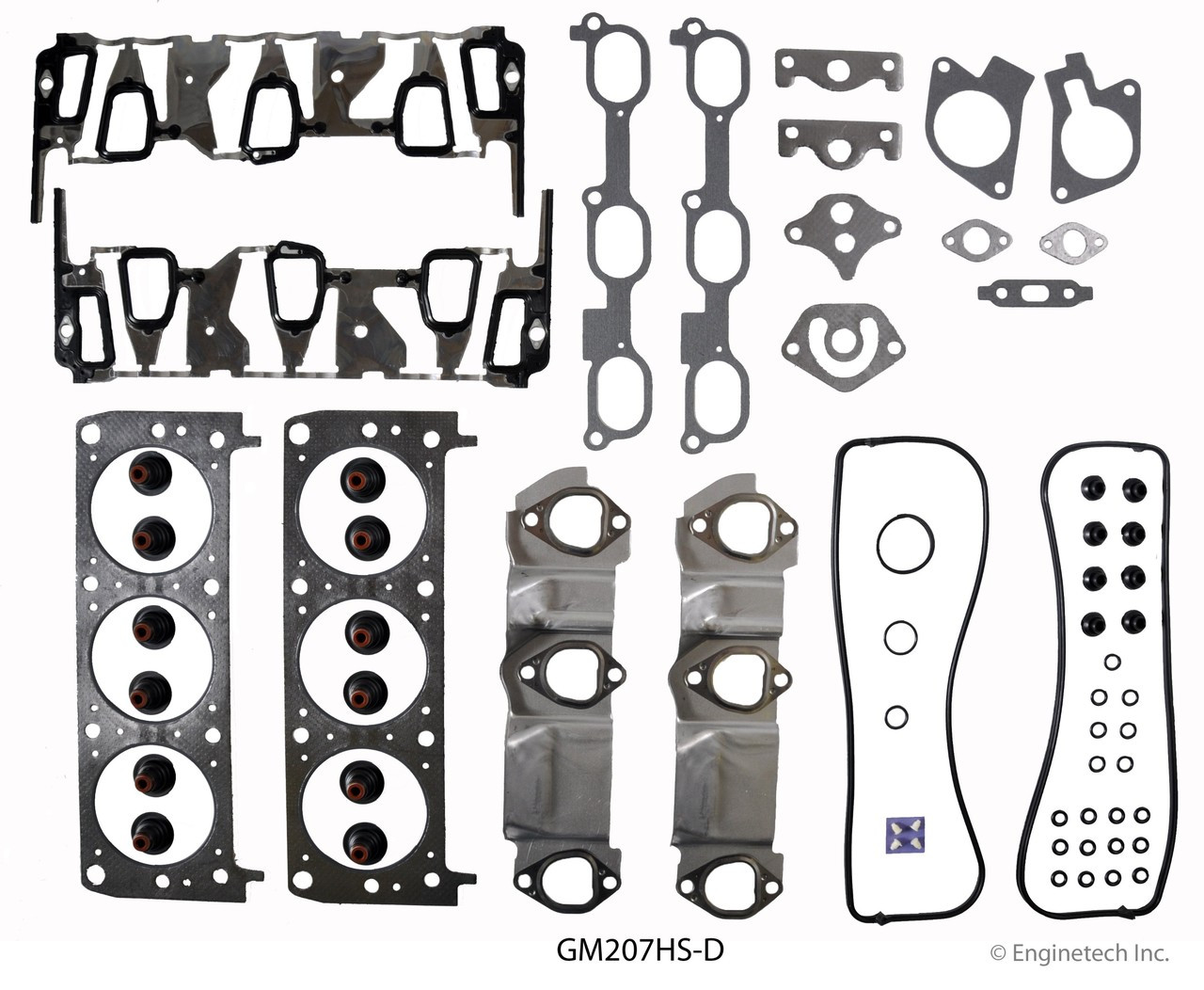 2005 Pontiac Grand Am 3.4L Engine Cylinder Head Gasket Set GM207HS-D -15