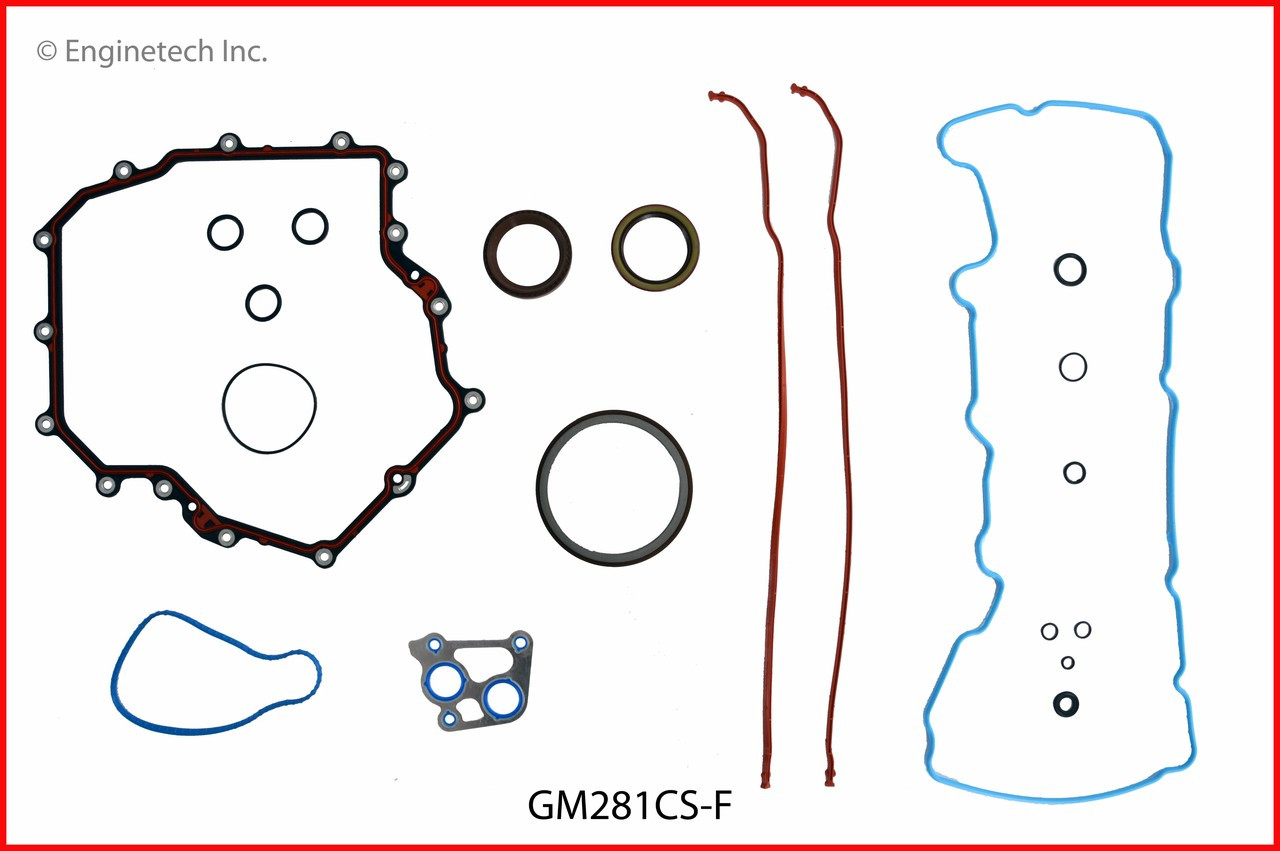 2001 Oldsmobile Aurora 4.0L Engine Lower Gasket Set GM281CS-F -27