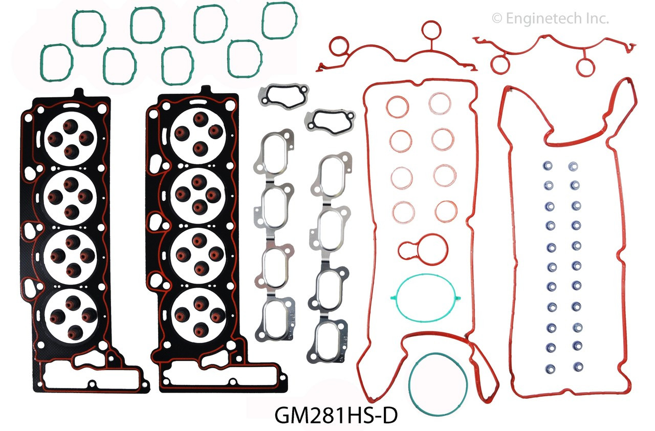 2005 Cadillac XLR 4.6L Engine Cylinder Head Gasket Set GM281HS-D -5