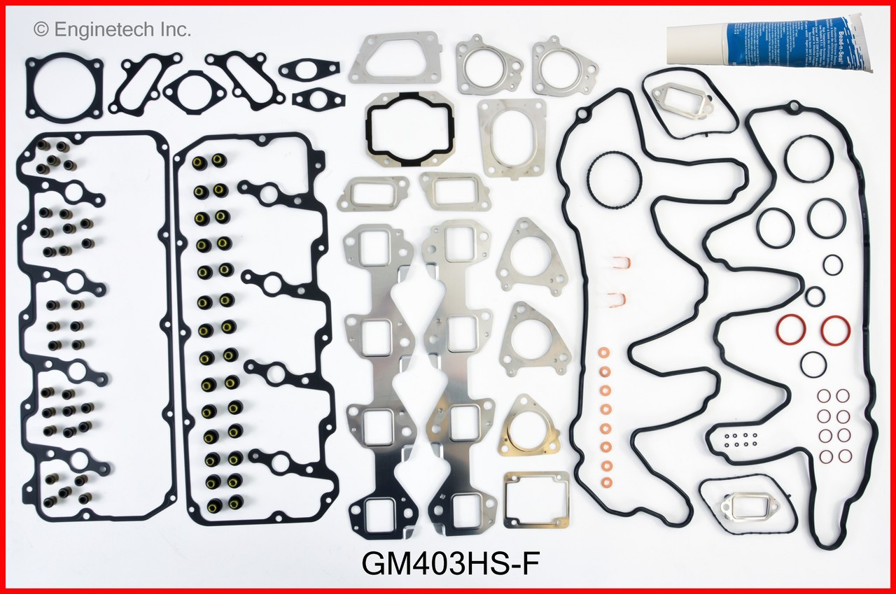 2010 Chevrolet Express 3500 6.6L Engine Cylinder Head Gasket Set GM403HS-F -4