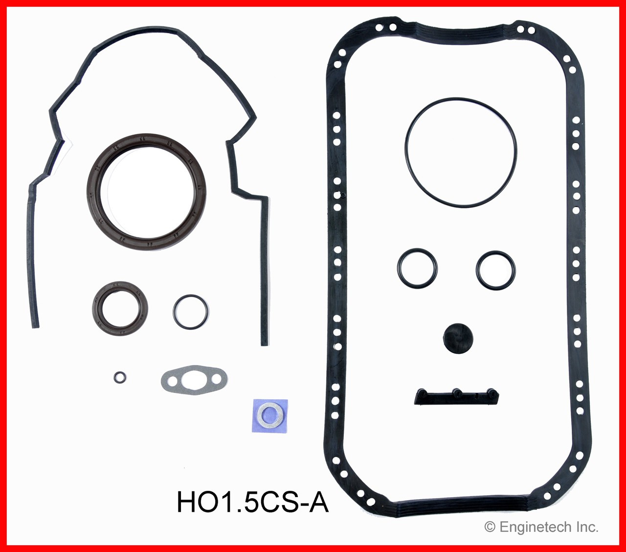 1988 Honda CRX 1.6L Engine Lower Gasket Set HO1.5CS-A -5