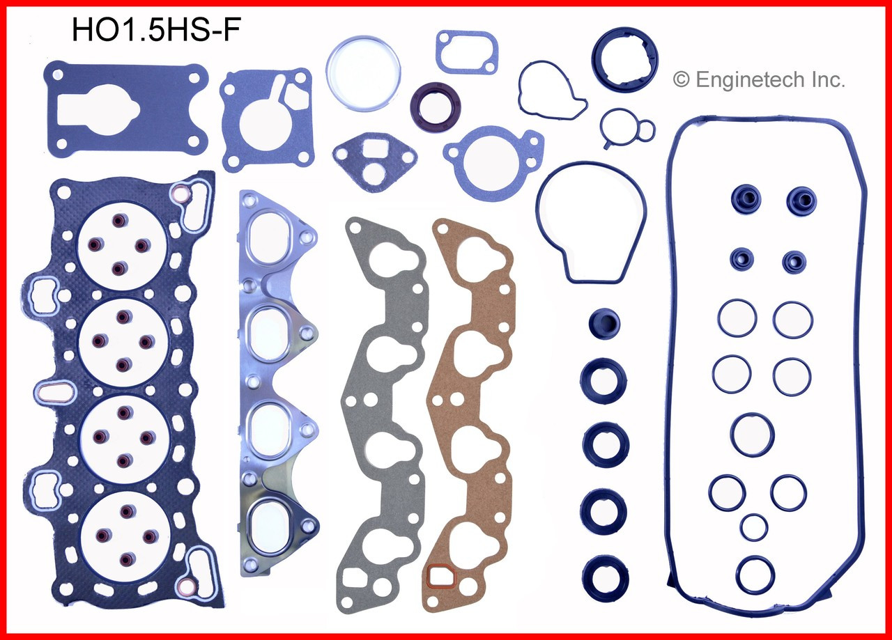1993 Honda Civic 1.5L Engine Cylinder Head Gasket Set HO1.5HS-F -26