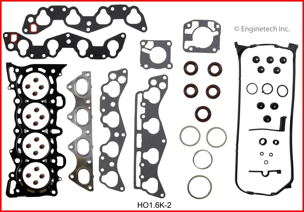 1997 Honda Civic 1.6L Engine Gasket Set HO1.6K-2 -7