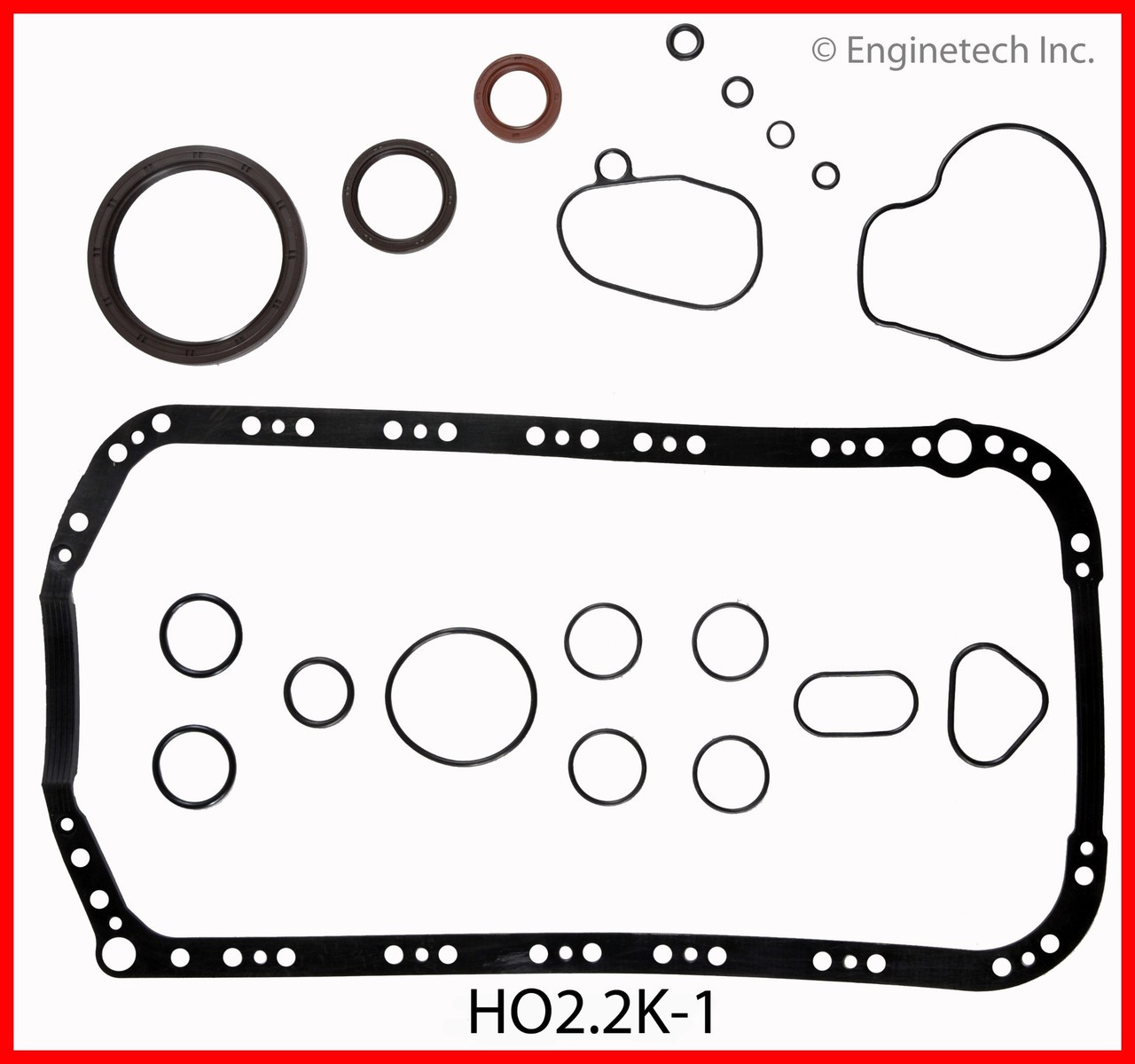 1992 Honda Prelude 2.2L Engine Gasket Set HO2.2K-1 -8