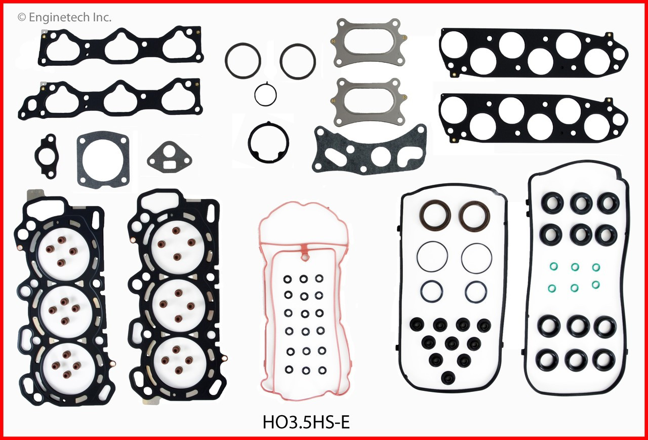 2011 Honda Accord Crosstour 3.5L Engine Gasket Set HO3.5K-1 -22