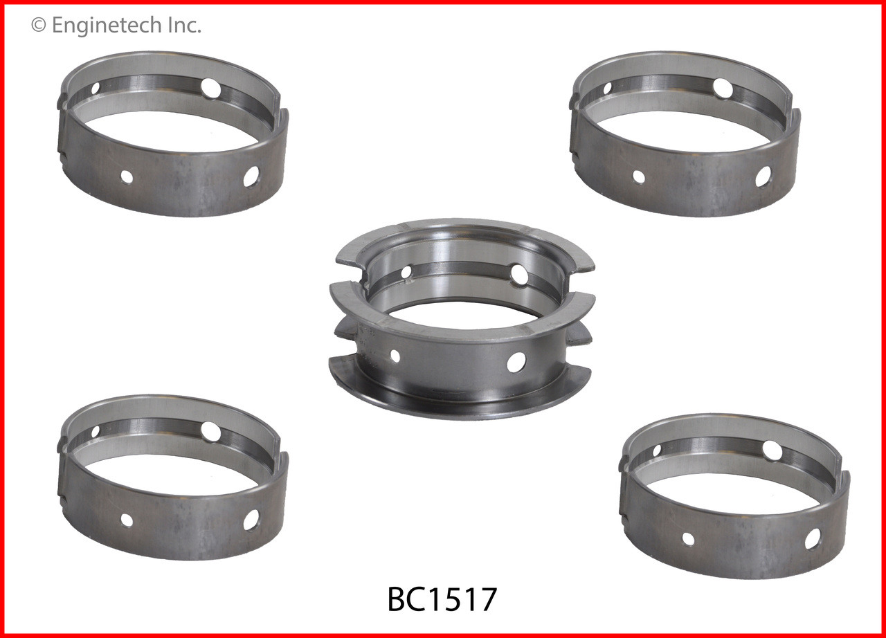 2001 Isuzu Rodeo 2.2L Engine Crankshaft Main Bearing Set BC1517 -39