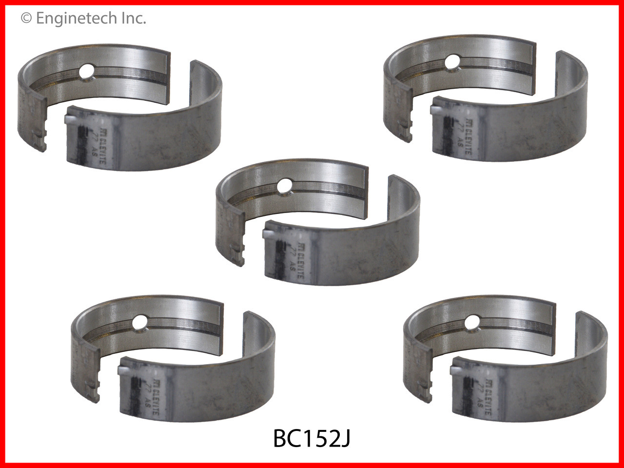 2016 Jeep Compass 2.0L Engine Crankshaft Main Bearing Set BC152J -232