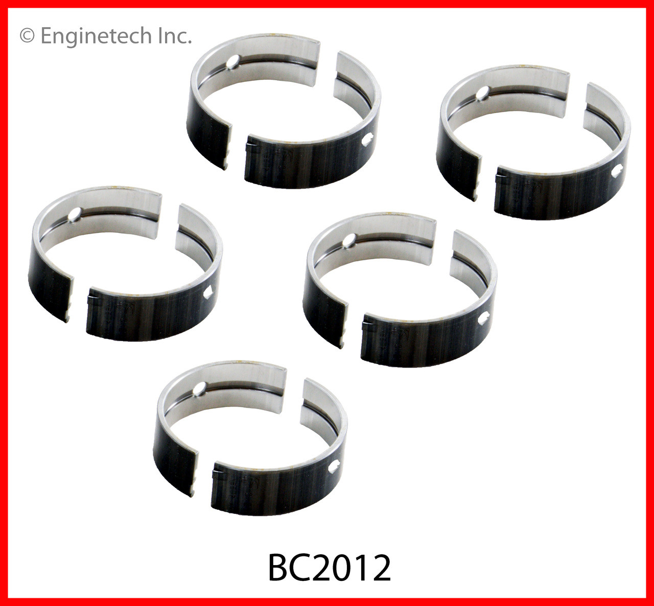 1990 Mazda Protege 1.8L Engine Crankshaft Main Bearing Set BC2012 -51