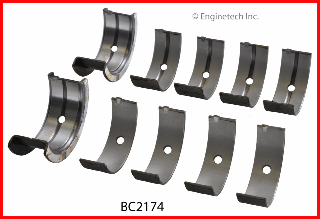 1987 Nissan Pulsar NX 1.6L Engine Crankshaft Main Bearing Set BC2174 -45