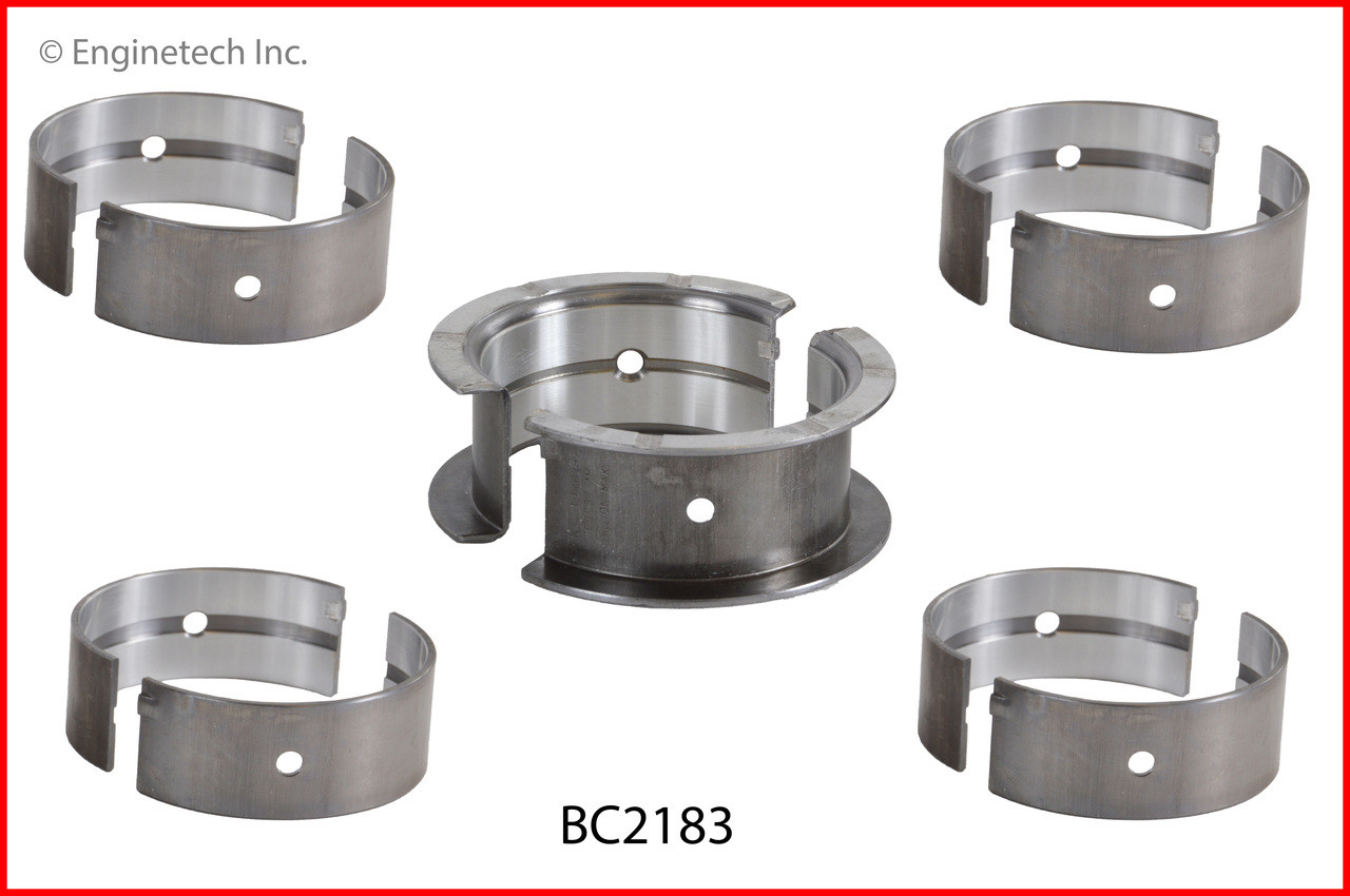 1986 Nissan 720 2.4L Engine Crankshaft Main Bearing Set BC2183 -51