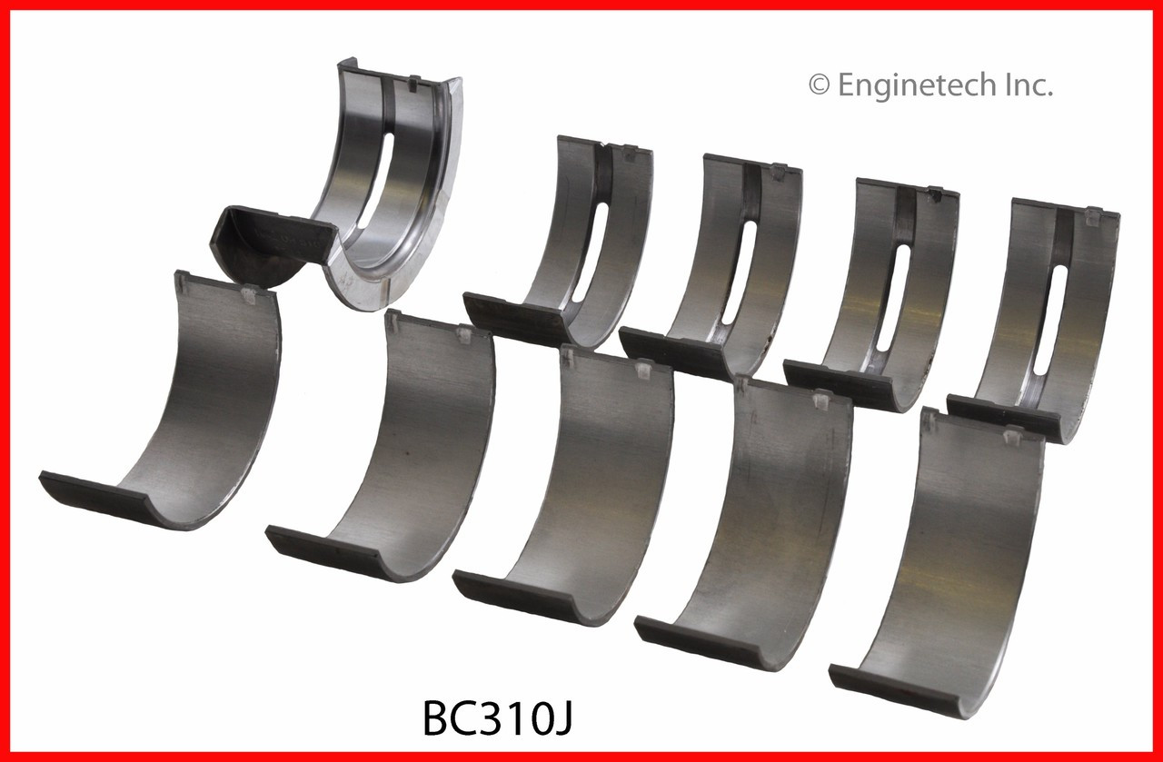1986 Mercury Sable 2.5L Engine Crankshaft Main Bearing Set BC310J -48