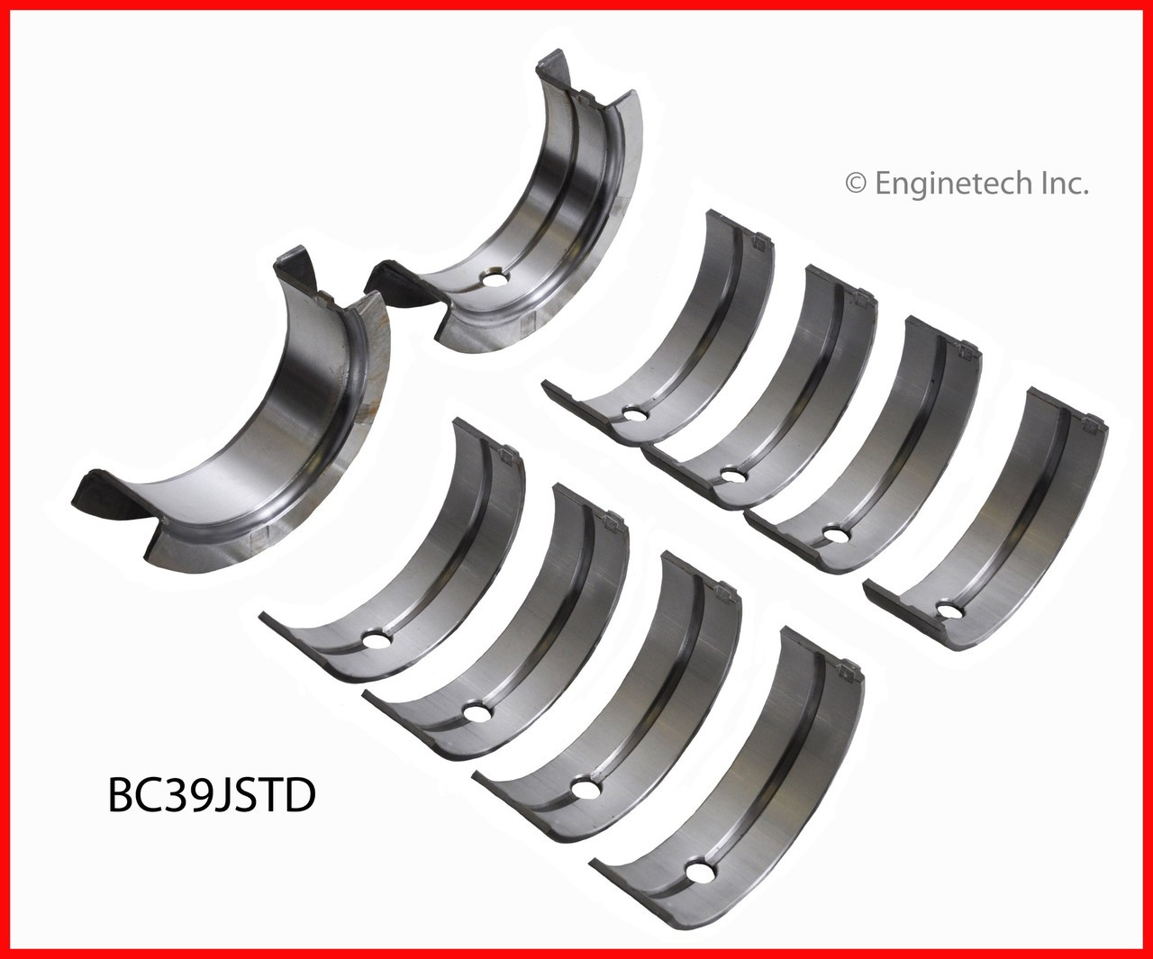 1985 Plymouth Reliant 2.2L Engine Crankshaft Main Bearing Set BC369J -344