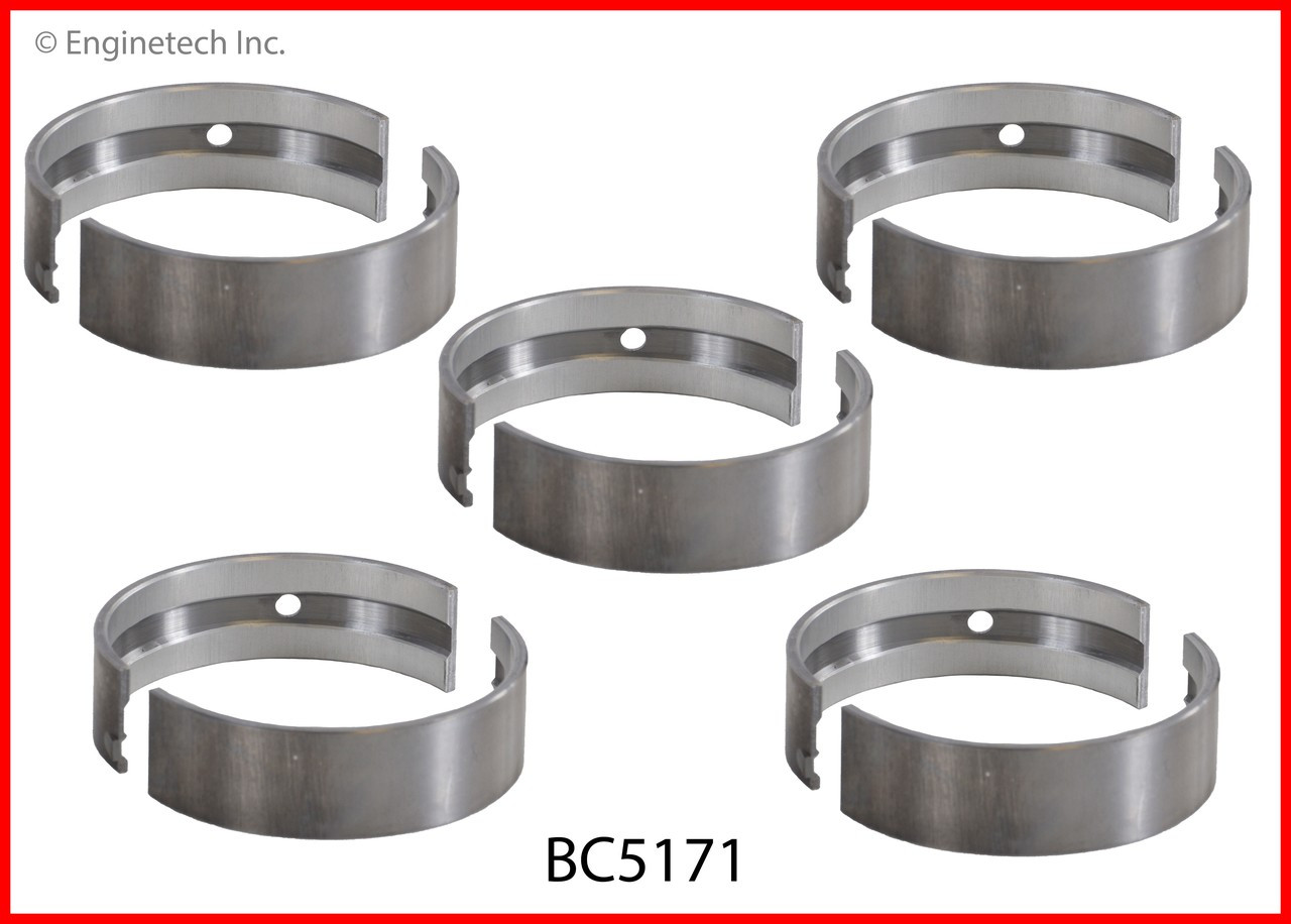 2001 Mazda Protege 2.0L Engine Crankshaft Main Bearing Set BC5171 -66