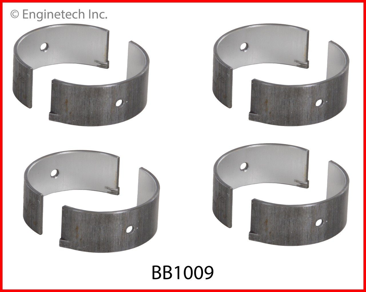 1989 Ford Festiva 1.3L Engine Connecting Rod Bearing Set BB1009 -9