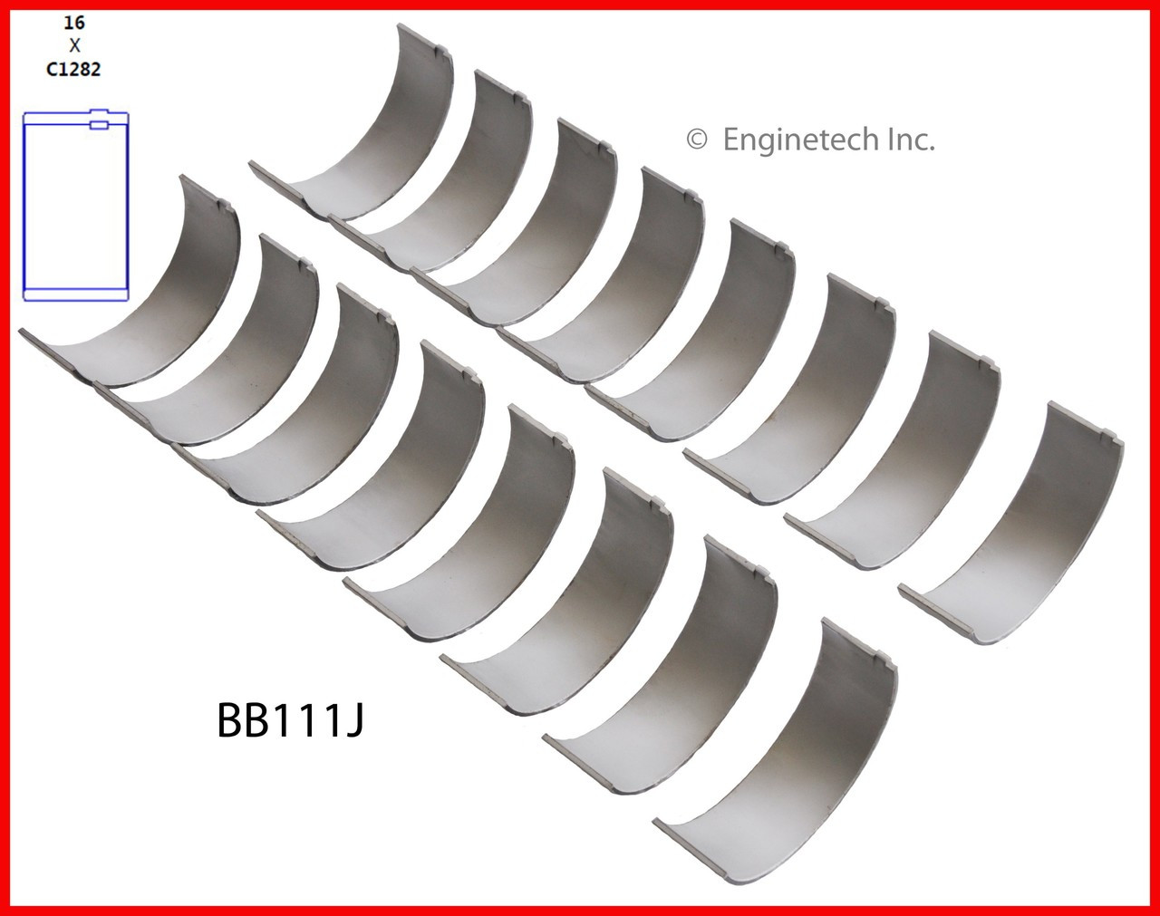 2012 Dodge Challenger 5.7L Engine Connecting Rod Bearing Set BB111J -580