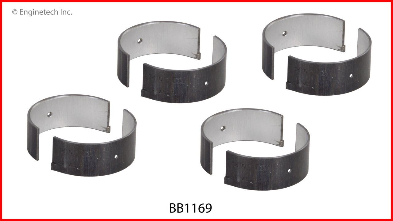 1987 Plymouth Colt 1.5L Engine Connecting Rod Bearing Set BB1169 -93