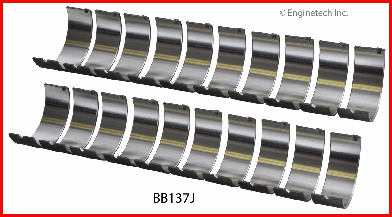 2001 Dodge Ram 3500 8.0L Engine Connecting Rod Bearing Set BB137J -68