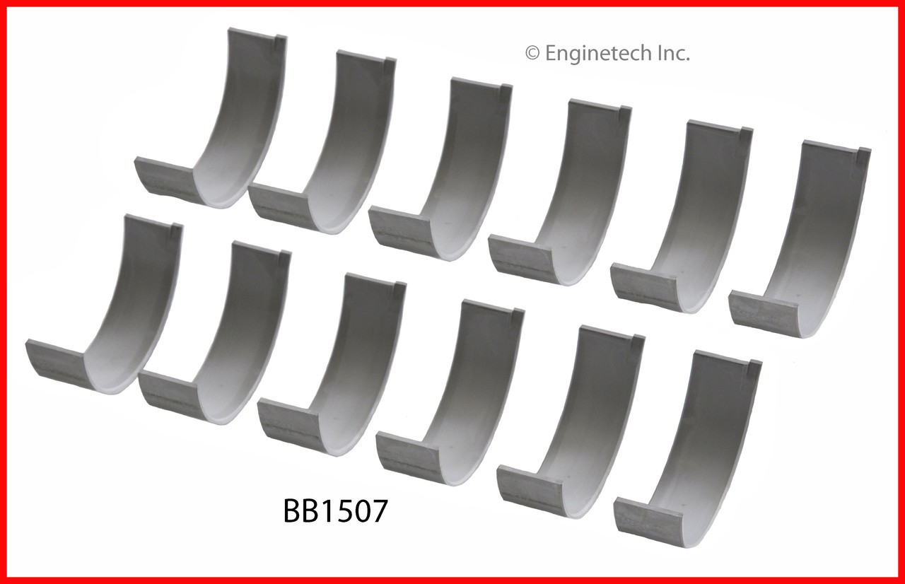 2006 Hyundai Santa Fe 2.7L Engine Connecting Rod Bearing Set BB1507 -69