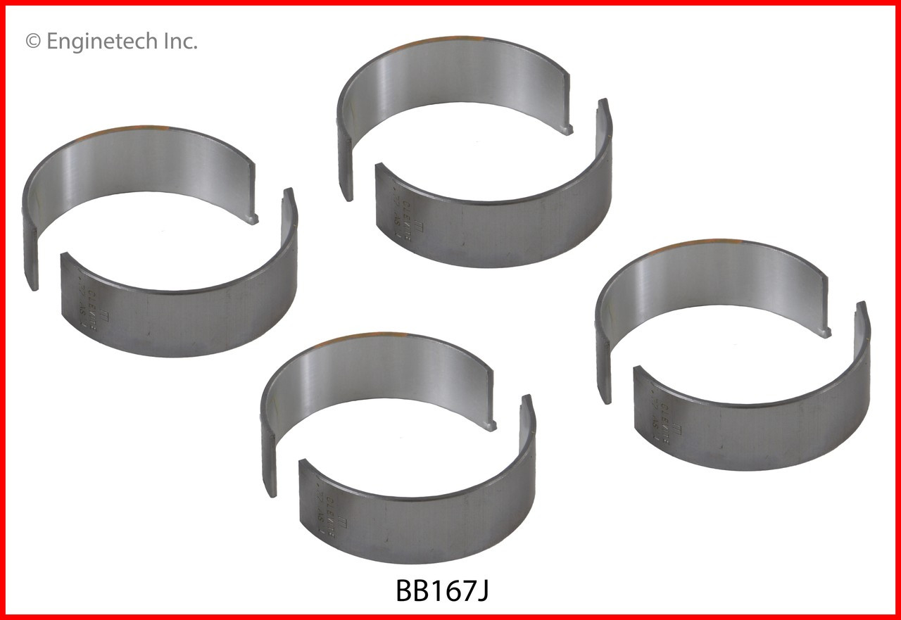 2012 Dodge Caliber 2.0L Engine Connecting Rod Bearing Set BB167J -225