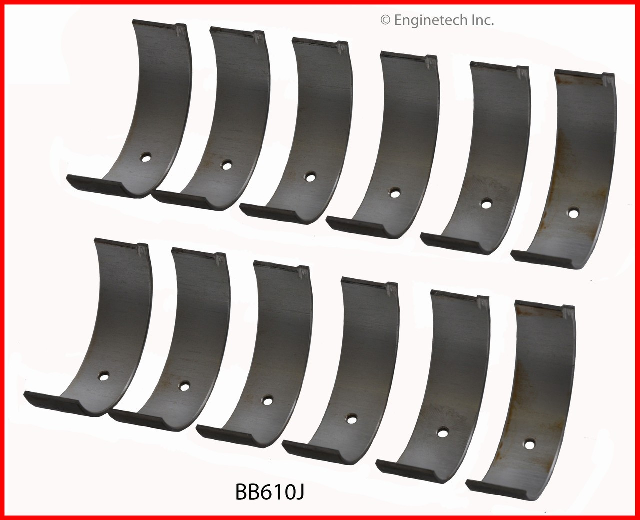 1987 Dodge W150 3.7L Engine Connecting Rod Bearing Set BB610J -965