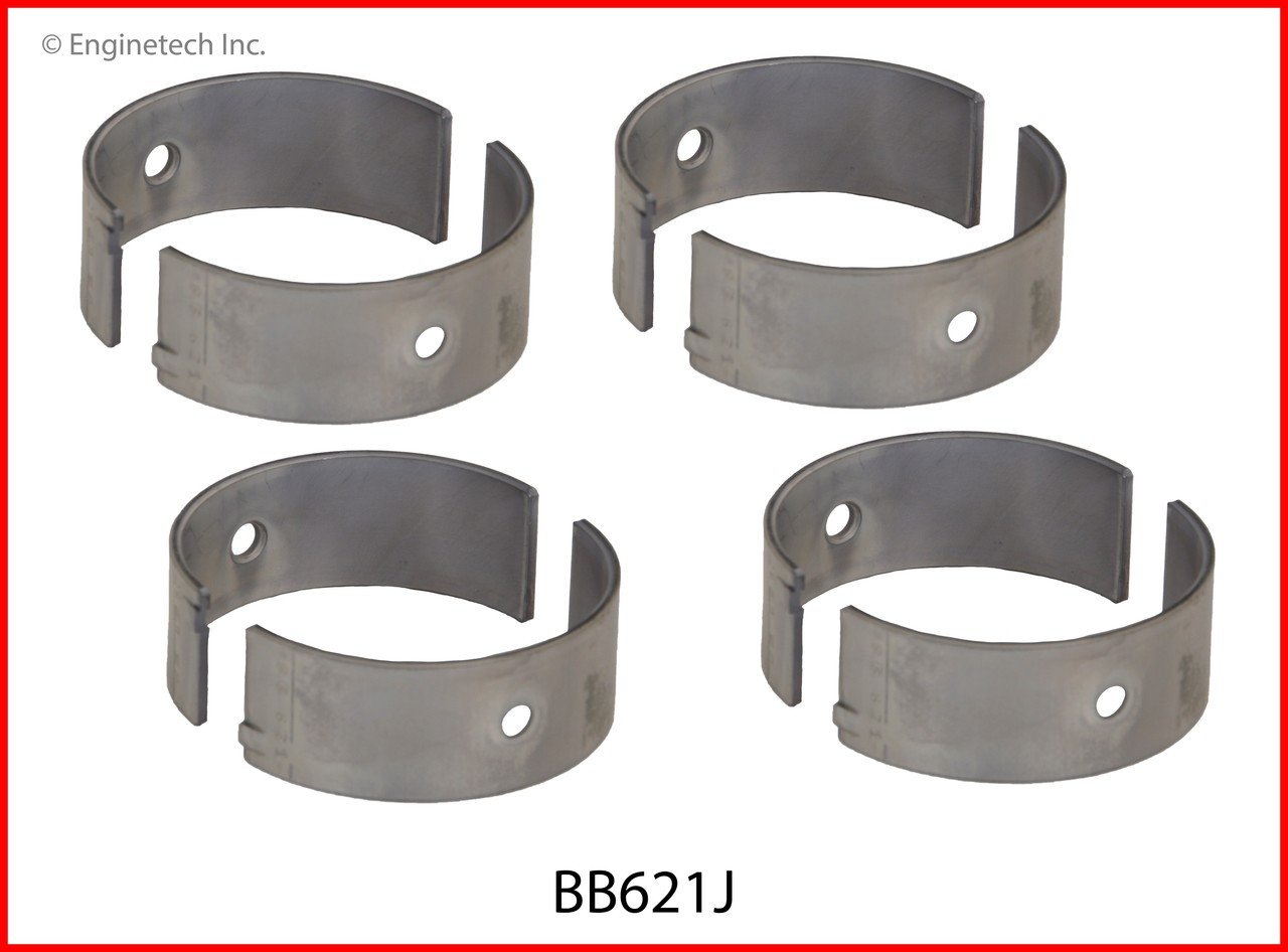 1986 Ford Escort 1.9L Engine Connecting Rod Bearing Set BB621J -172