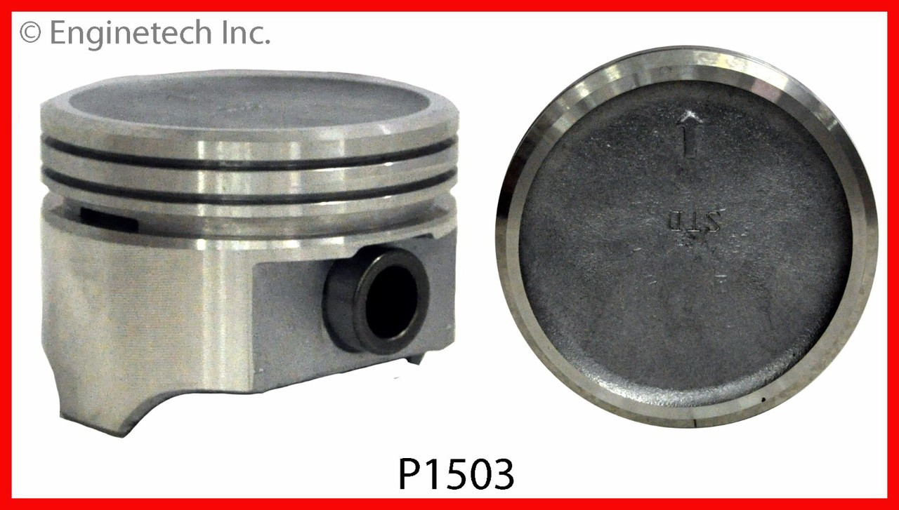 1986 GMC C1500 5.0L Engine Piston Set P1503(8) -1456