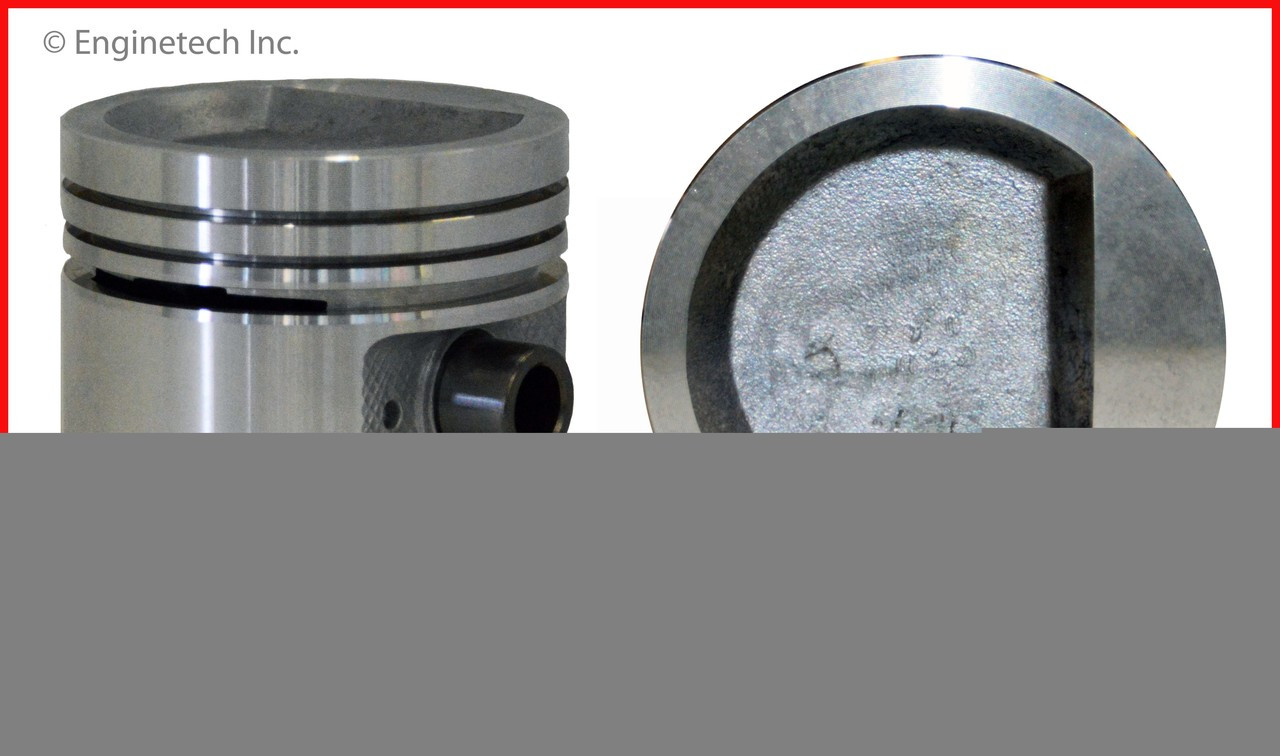 1987 Chevrolet V30 4.8L Engine Piston Set P1517(6) -2432