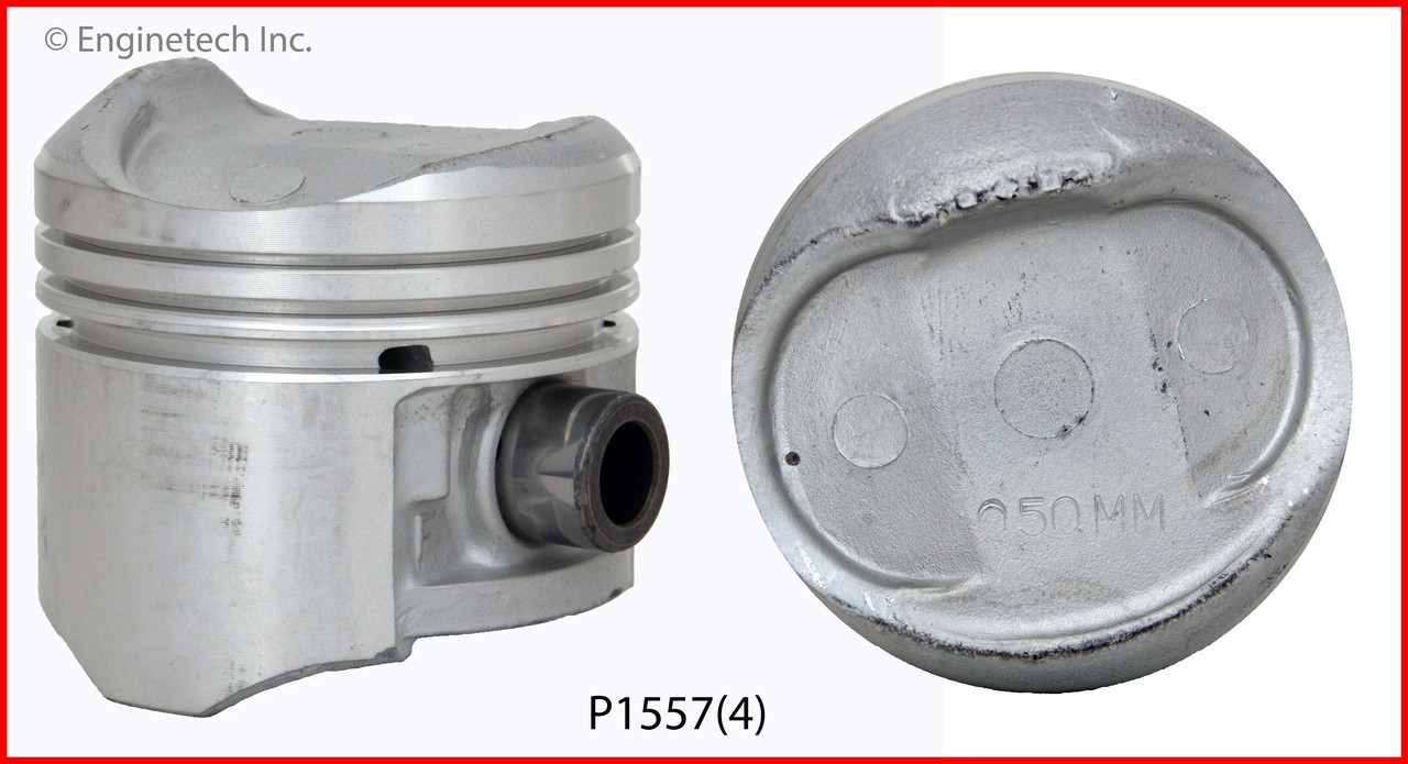 1985 Mercury Lynx 1.6L Engine Piston Set P1557(4) -35