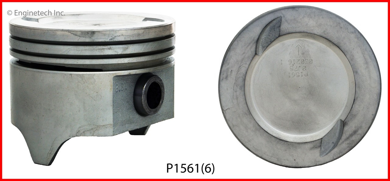 1986 Ford Mustang 3.8L Engine Piston Set P1561(6) -84
