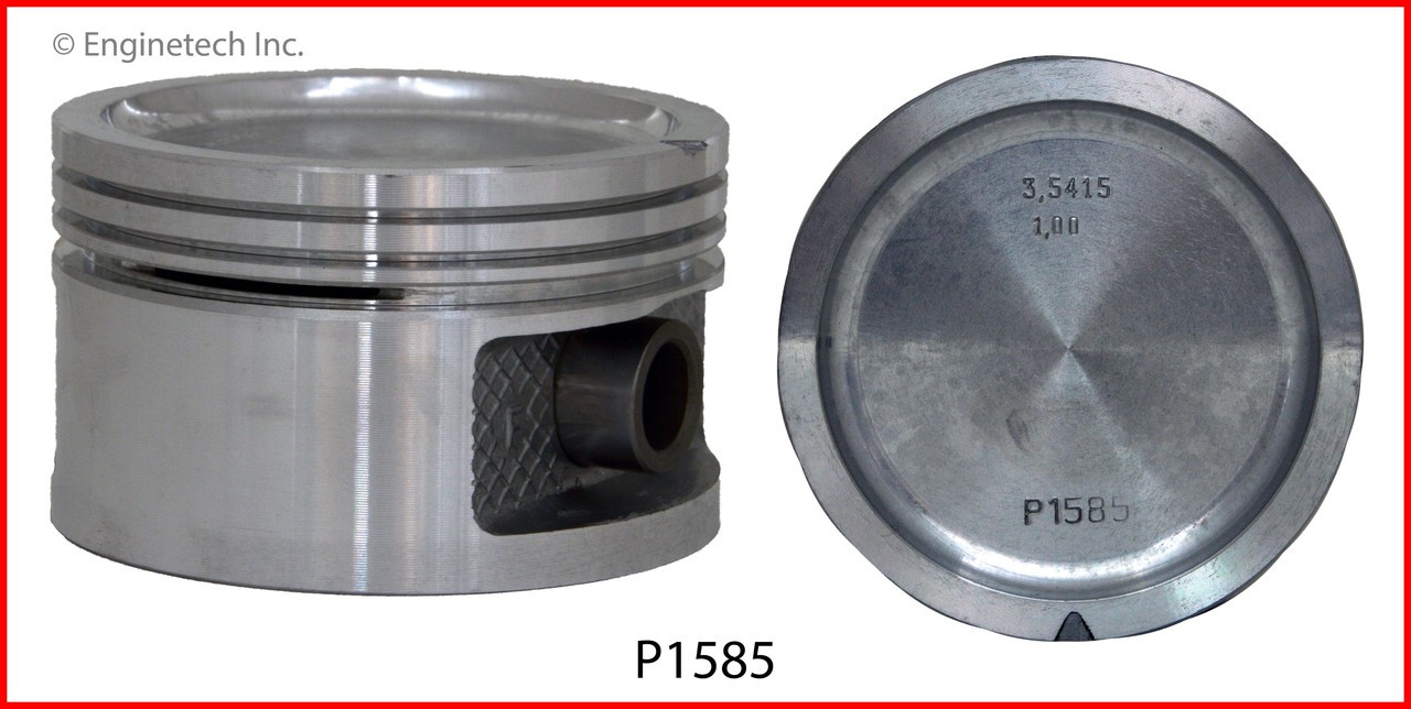 1989 Chevrolet Cavalier 2.0L Engine Piston Set P1585(4) -39