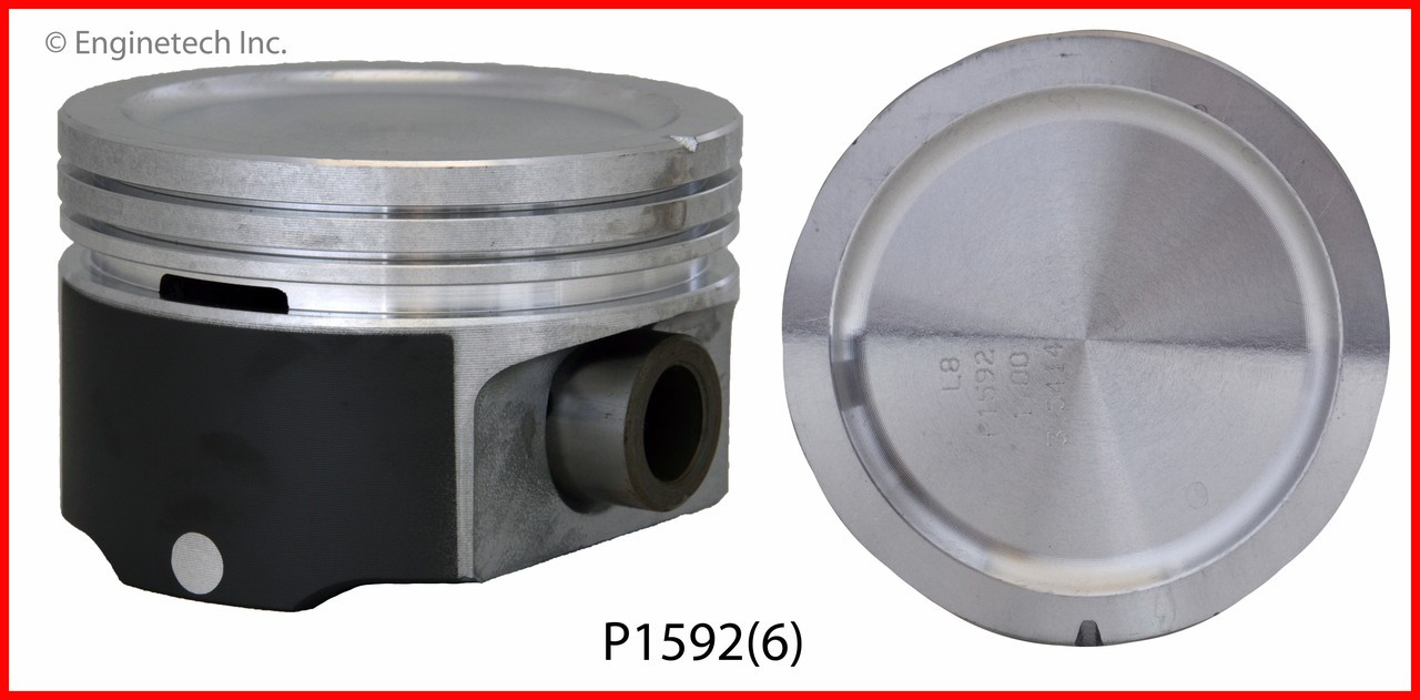 1992 Pontiac Firebird 3.1L Engine Piston Set P1592(6) -72