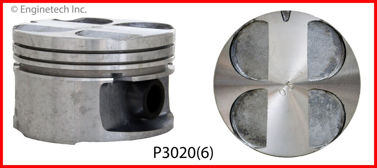 1996 Chevrolet Lumina 3.4L Engine Piston Set P3020(6) -68